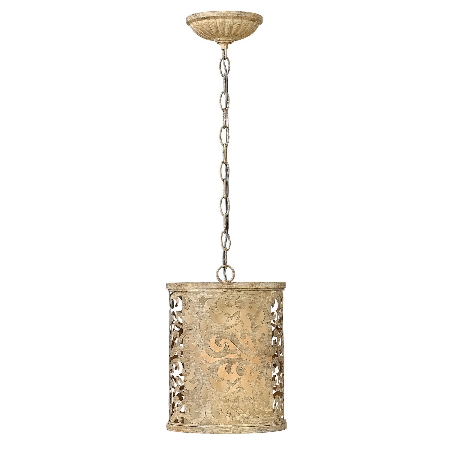 Pendelleuchte ADORNO Metall Leinen Vintage Design