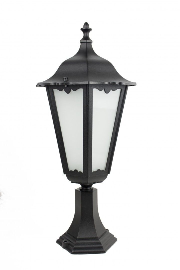 Lampe de chemin Noir 65cm Rustique IP43 E27 DILSEN