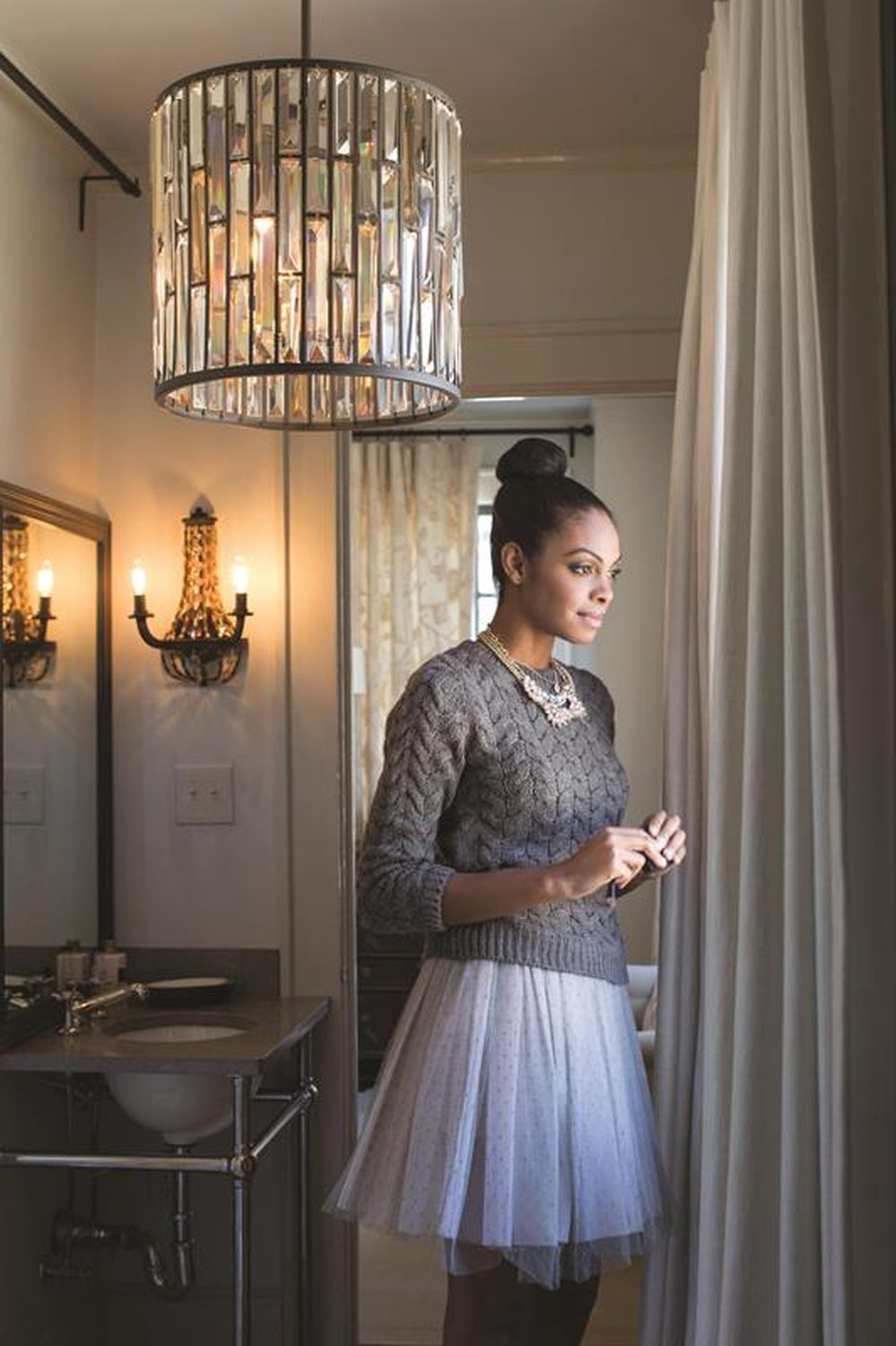 Suspension PRAMEA Bronze Ø41cm à raccourcir Lampe Person, Kleidung, Rock, Kronleuchter, Lampe