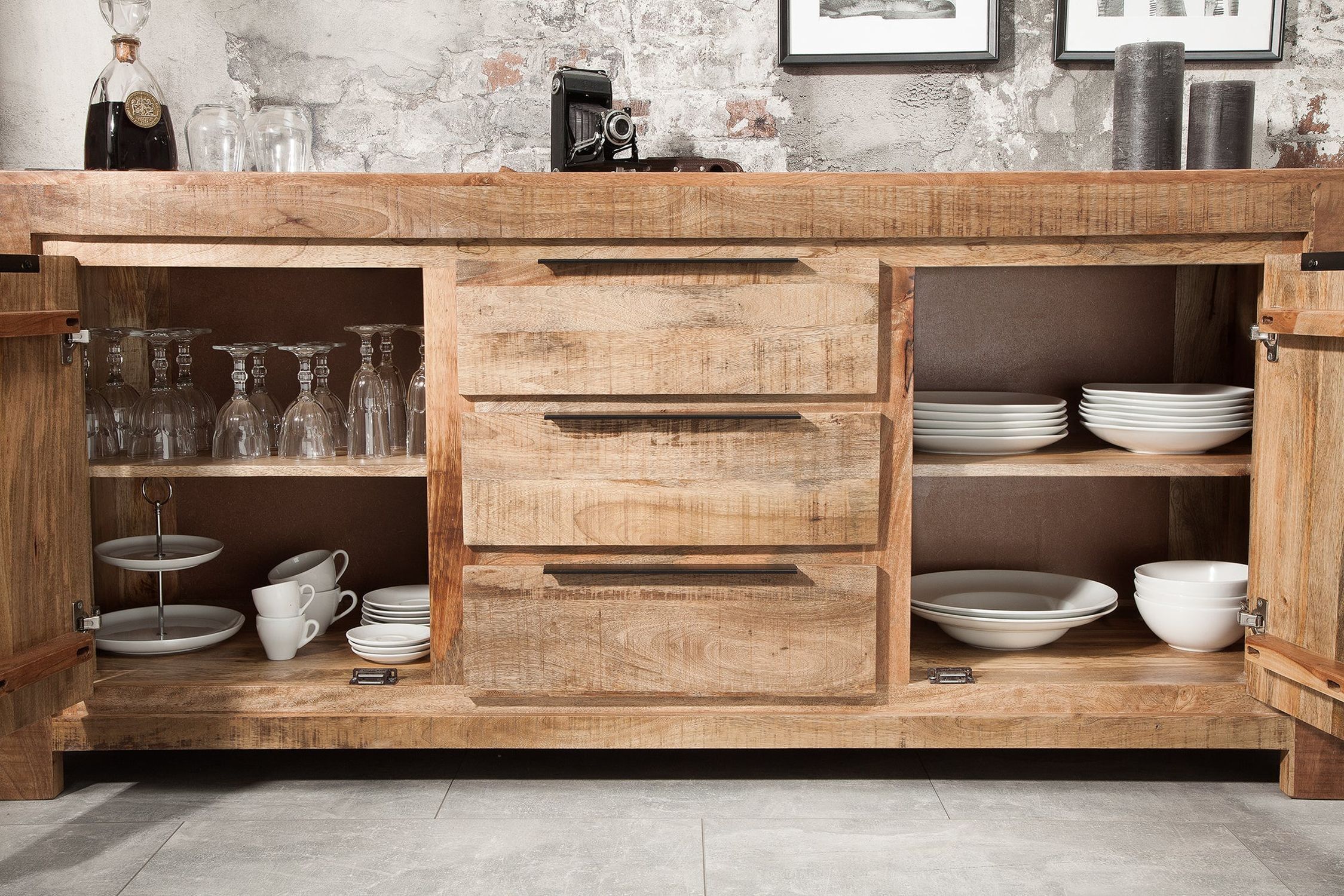 Moebel, Anrichte, Innenarchitektur, Holz, Hartholz
