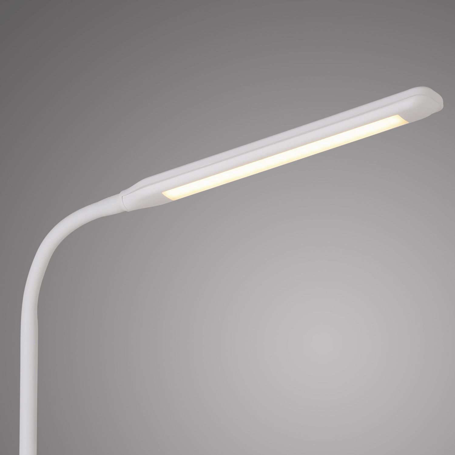 LED SchreibTischlampe Metall Weiß Touch 64 cm flexibel Lampe, Gerät, Fön, Elektrisches Gerät
