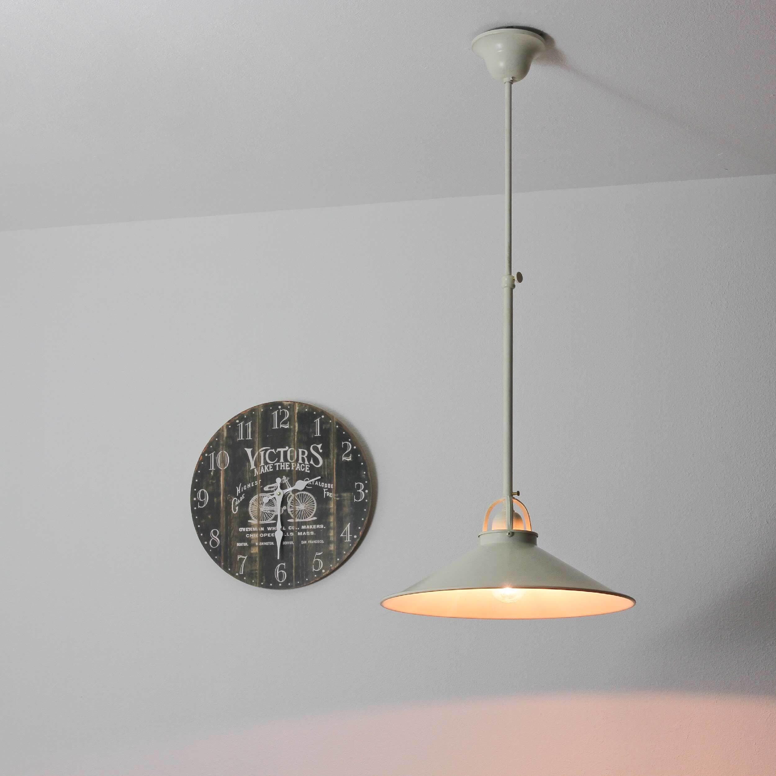 Deckenlampe Weiß Gold Shabby Chic aus Echt-Messing Lampe, Leuchte