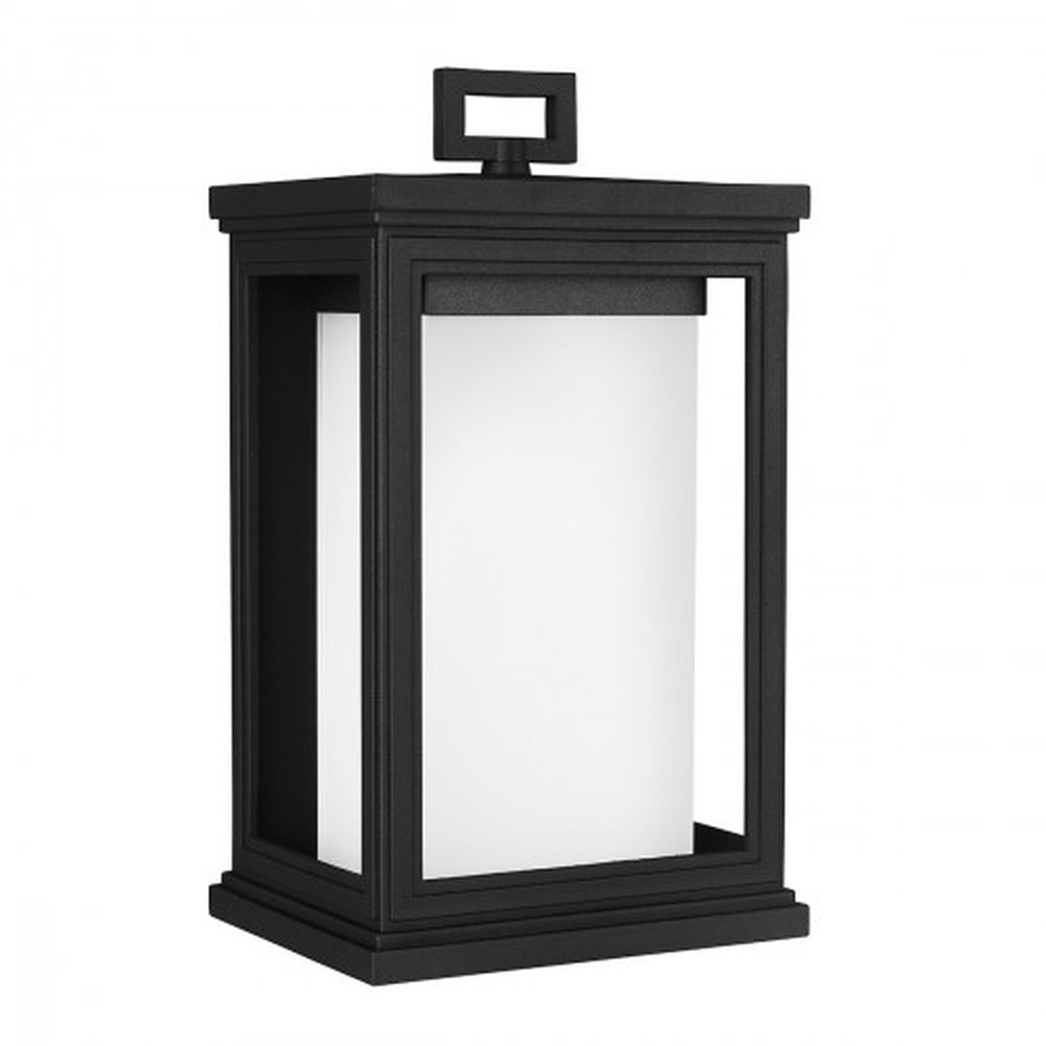 Applique murale Acier Verre opalin IP44 Rustique élégant
