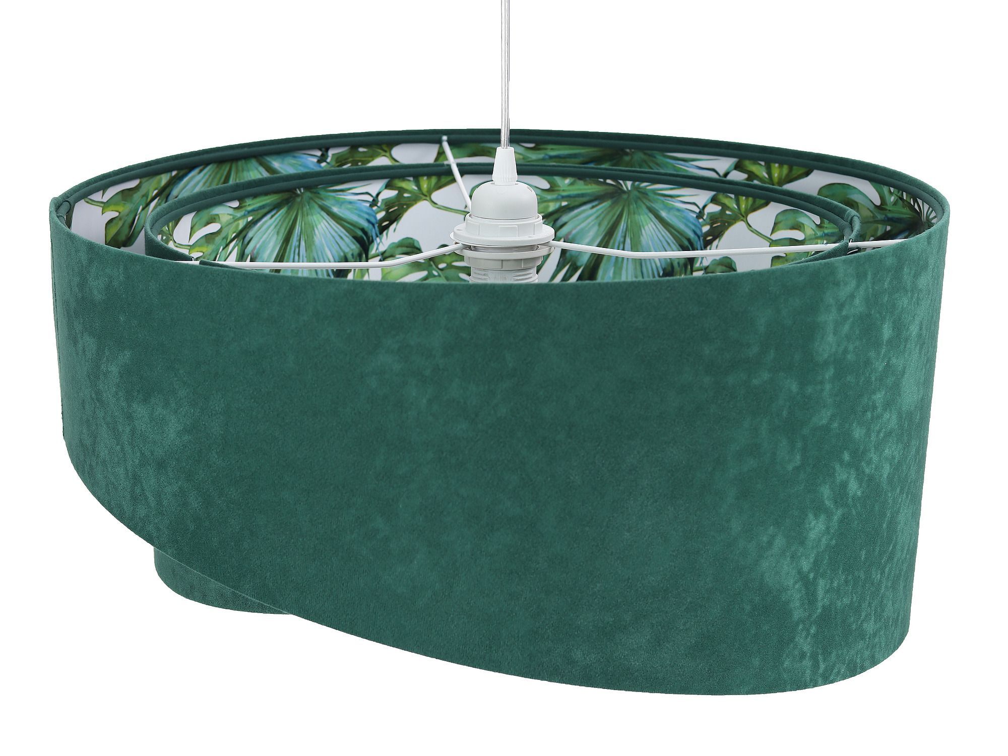 Lampe à suspendre de table Vert foncé Multicolore