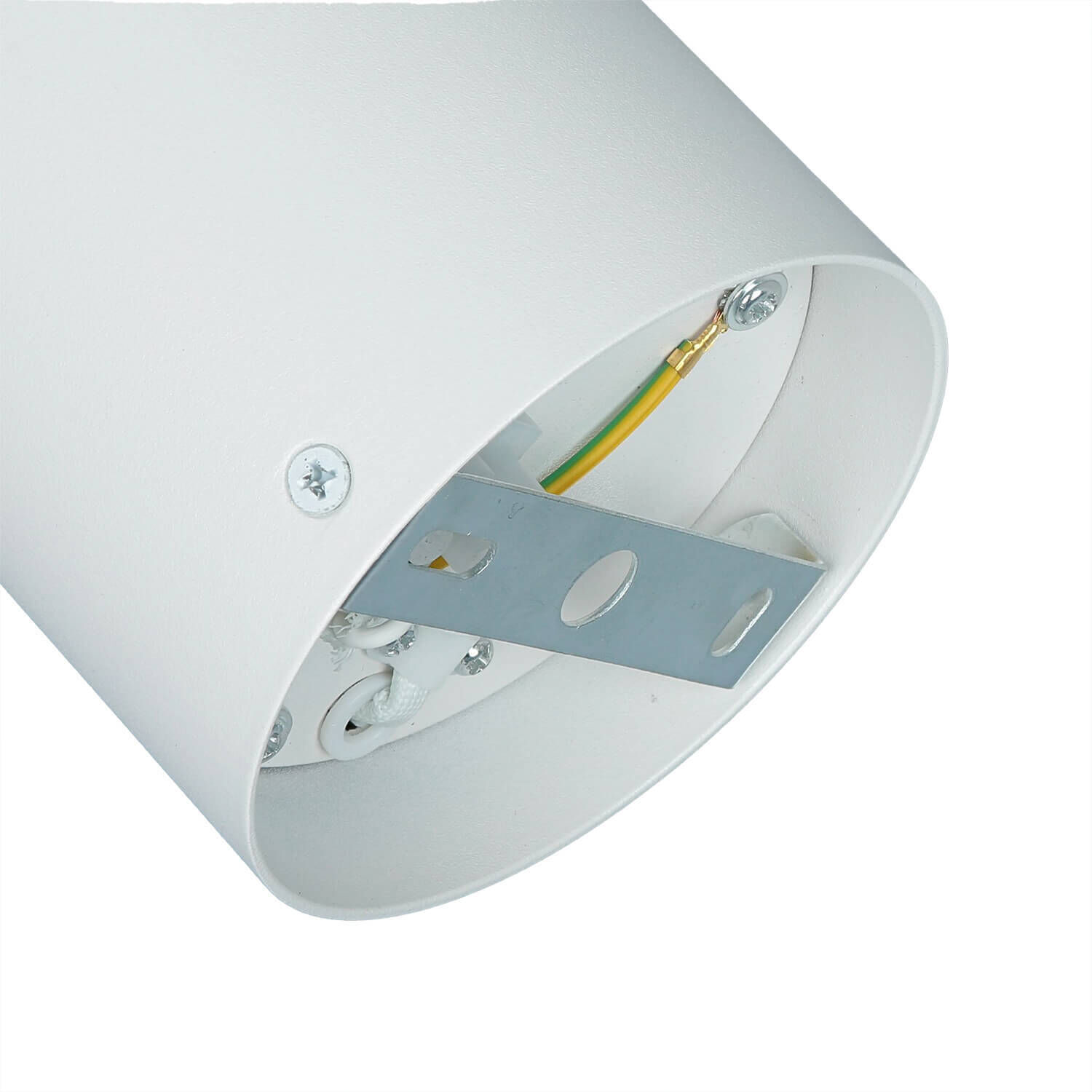 lampe, decke, metall, weiß, verkabelung