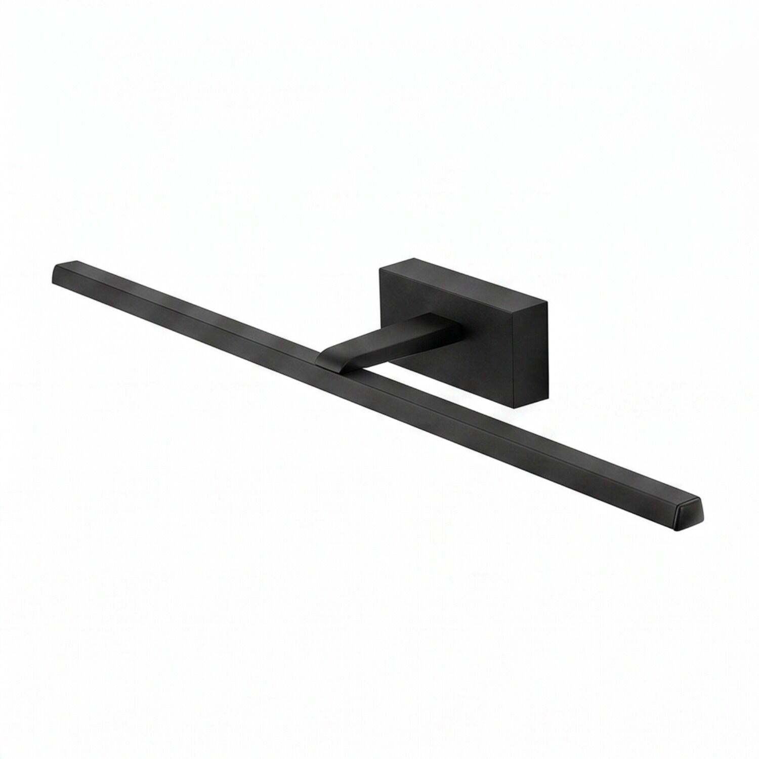 le93422-wandlampe-wohnzimmer-flur-innen-metall-kunststoff-zeitlos-ip20-schwarz-02 Towel bar, Bathroom fixture, Black metal, Wall mount, Long bar