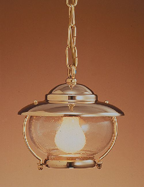 Lampe à suspendre élégante MESSINA laiton verre Ø22cm
