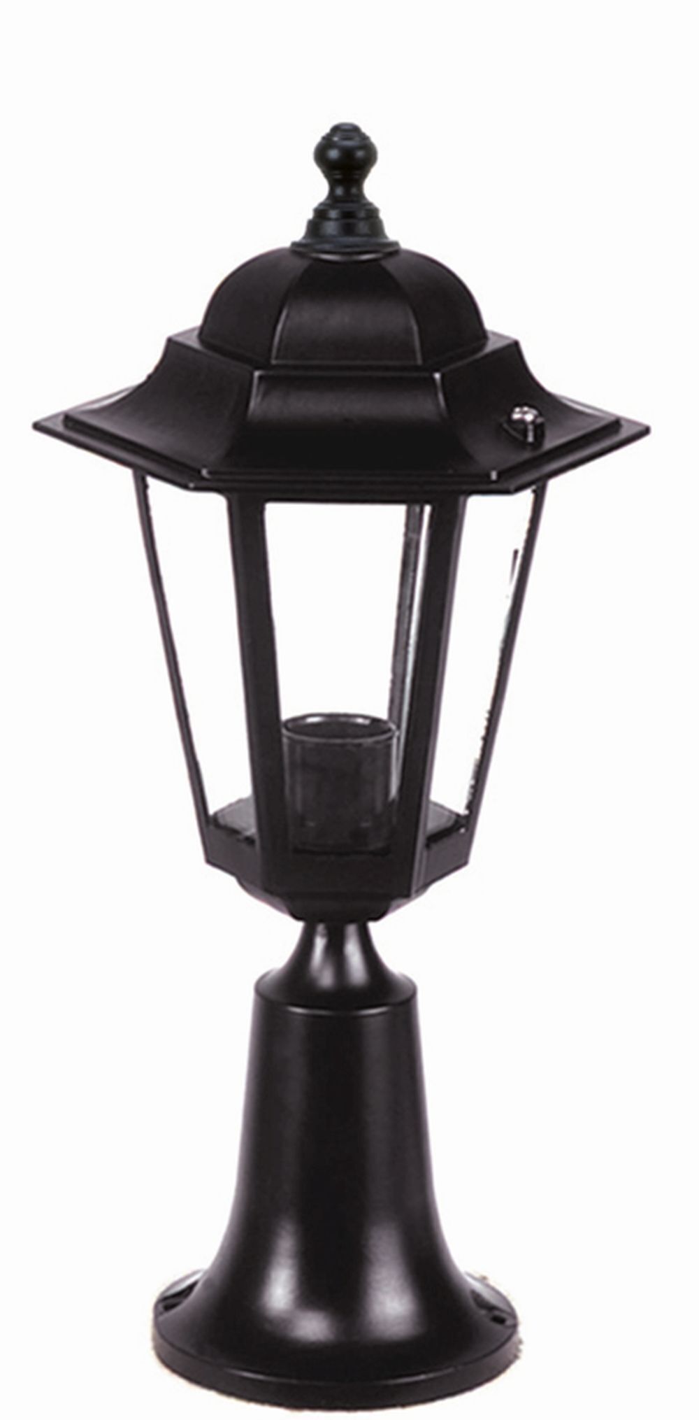 Außenleuchte Sockelleuchte Schwarz 55 Cm – IP43 Regengeschützt, E27, Für Garten & Weg
