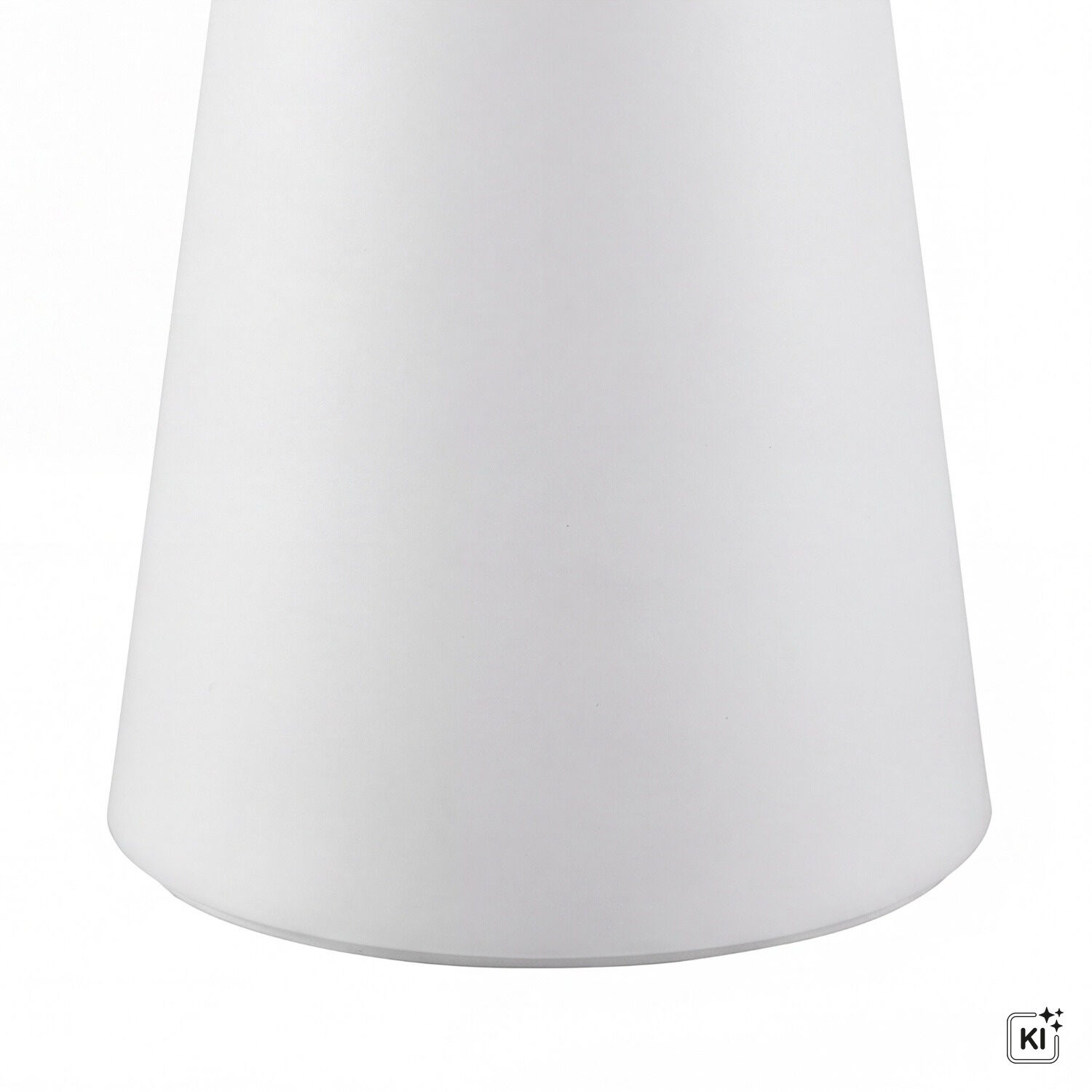 lampenfuß, tischlampe, weiße lampe, konisch, oberfläche glatt