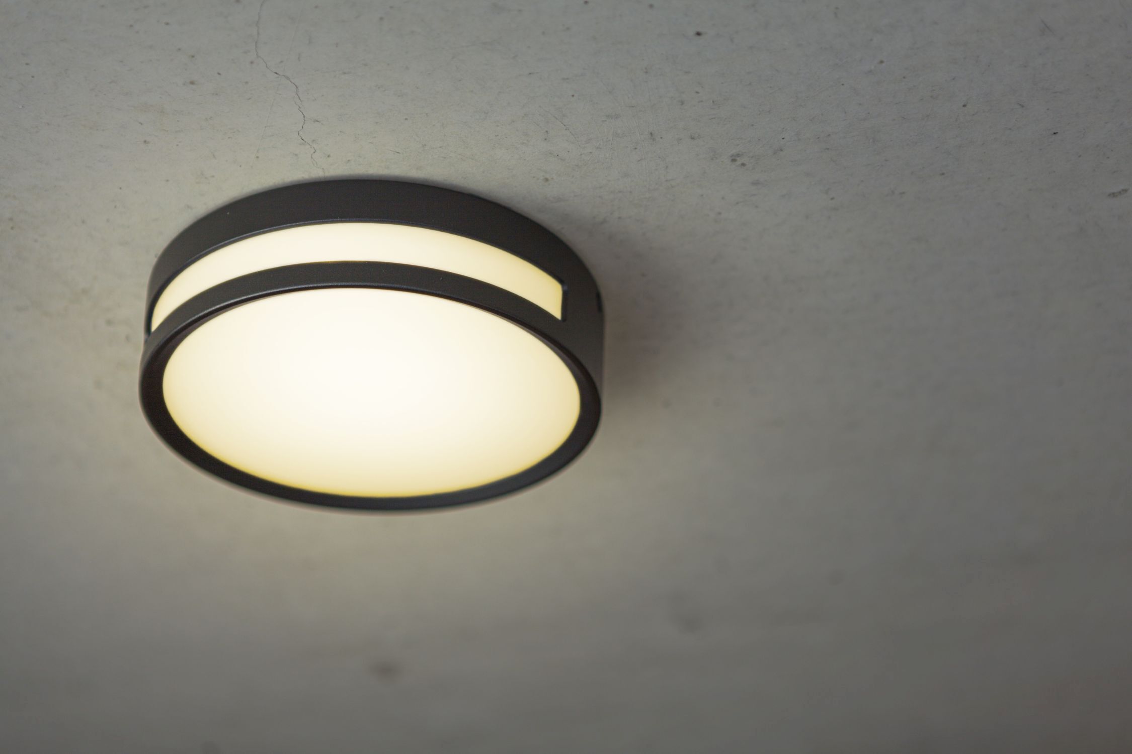 Applique murale extérieure LED aluminium ronde Ø18,3 cm IP54 3000 K Deckenleuchte, Leuchte, Lampe