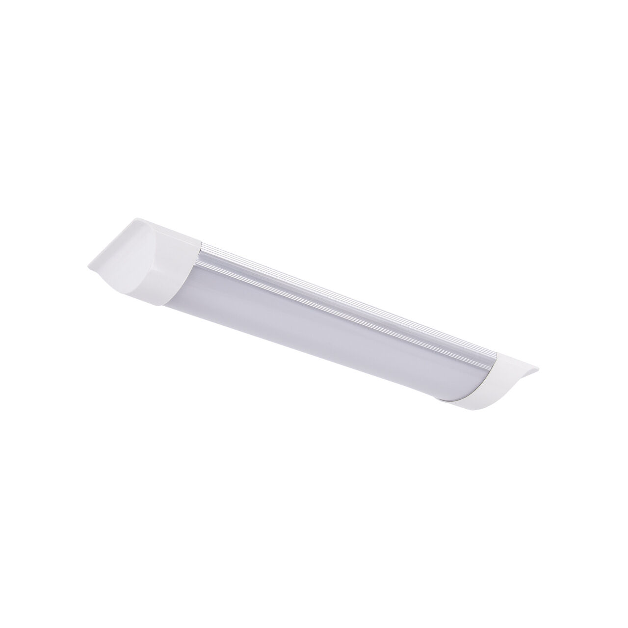 LED Deckenlampe Weiß IP42 30 cm länglich 4000 K LED-Lichtleiste, Kantenleiste, Schlussleiste, Aluminium, Flexibel