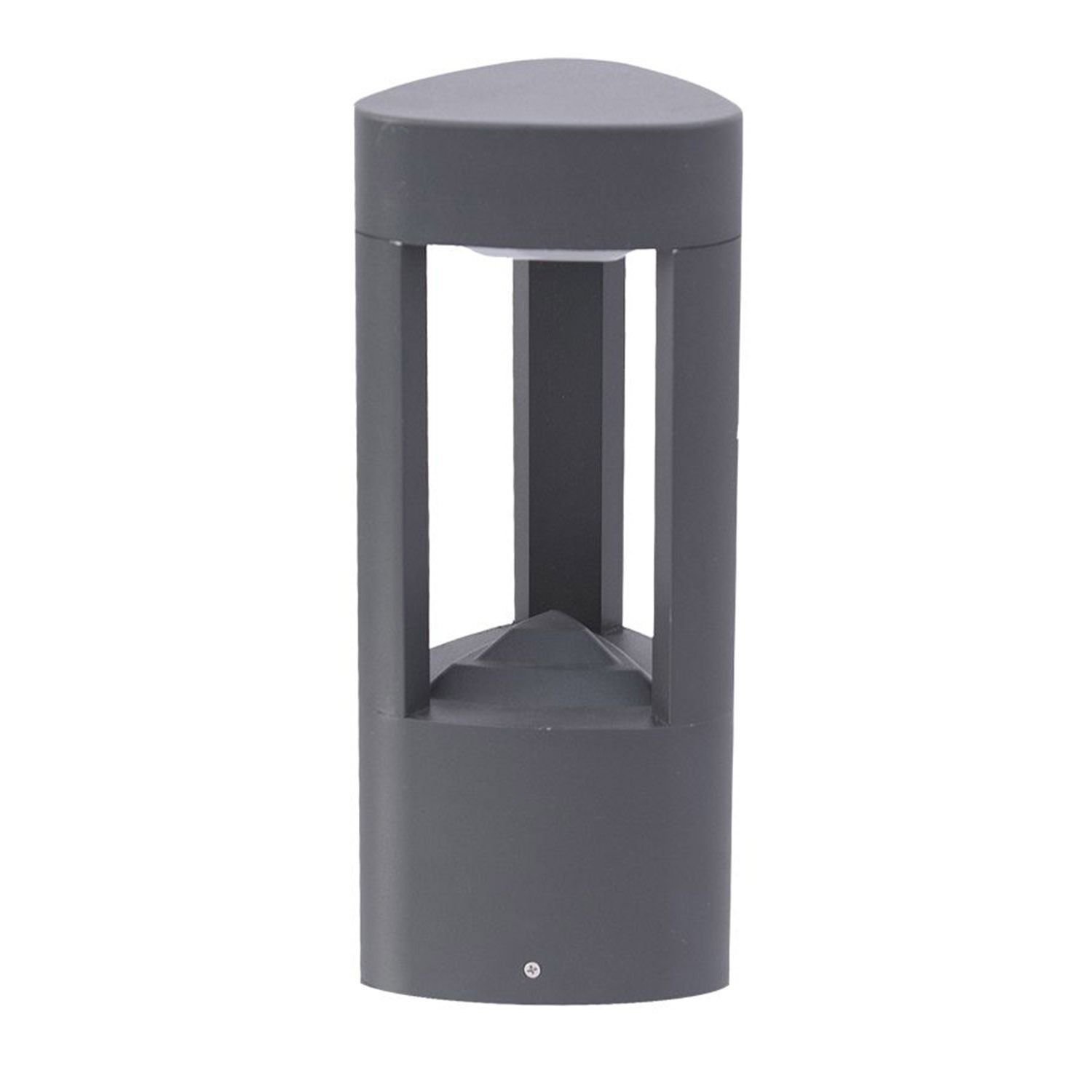 aussen-stehleuchte-wegeleuchte-alsen-1-flammig-anthrazit-modern-112-2 Laterne, Garten, LED, Schwarz, Standkörper