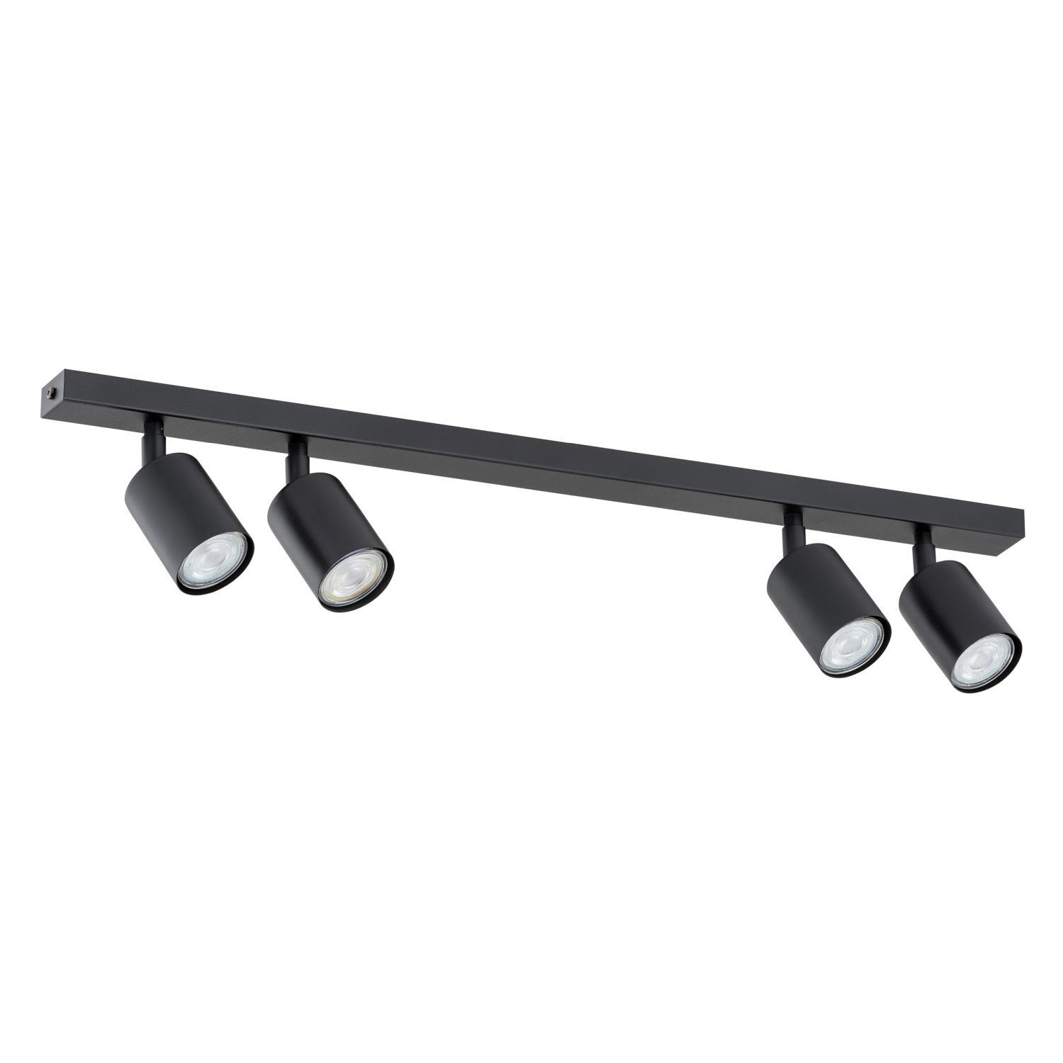 Deckenspot Metall Schwarz L: 70 cm schwenkbar GU10 4-flammig Beleuchtung, Leuchte, Lampe