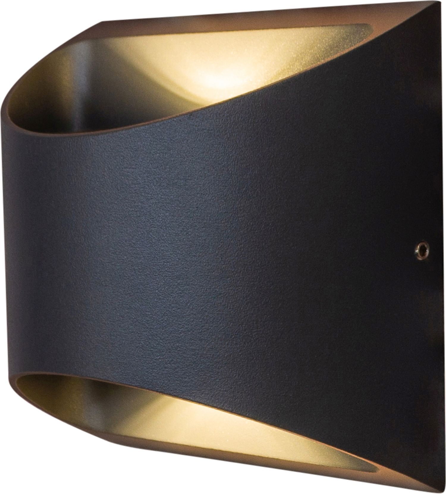 LED Wandleuchte Außen Aluminium IP44 B:13,1 cm Up Down
