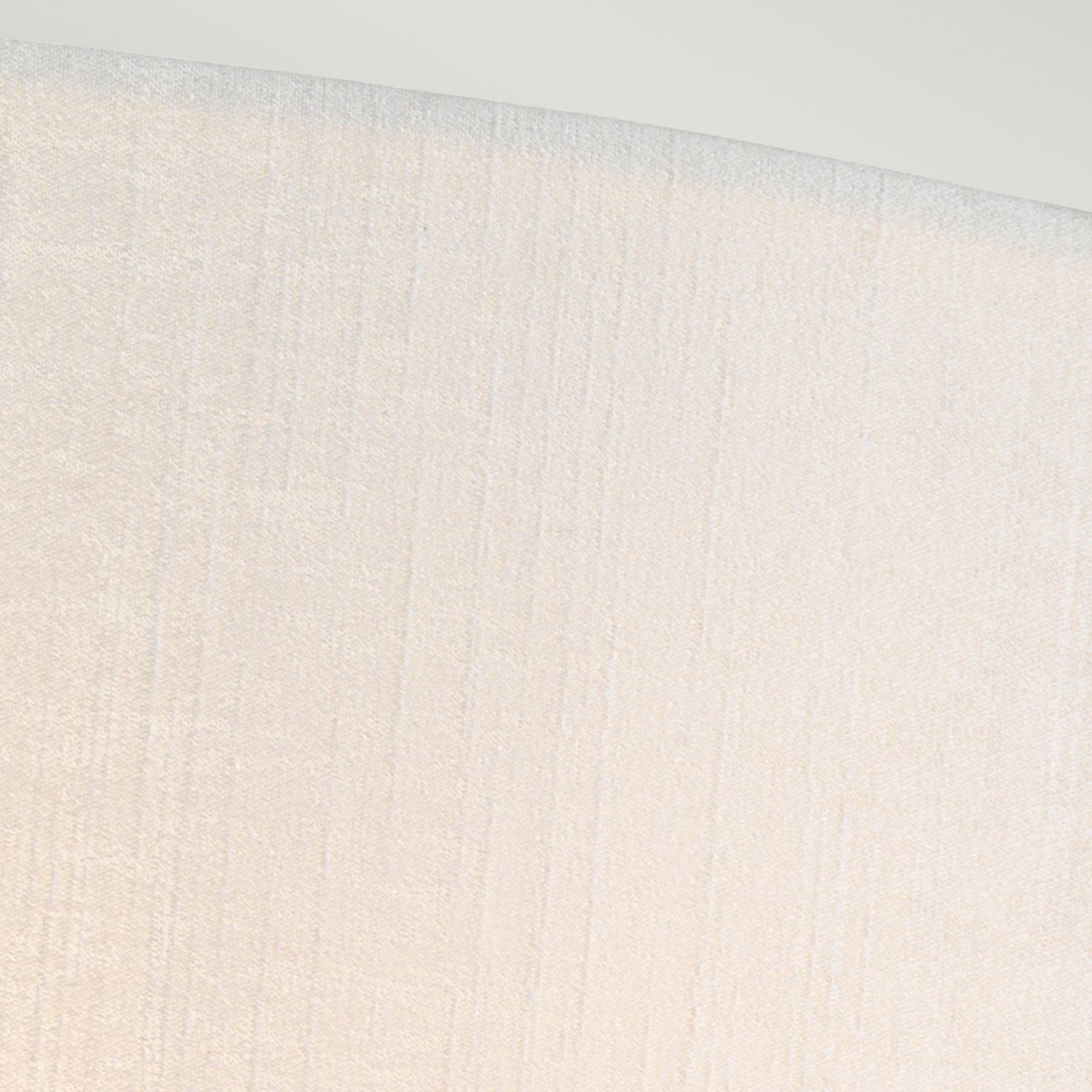 Up Down Applique Tissu Crème Chrome E27 GRASTA