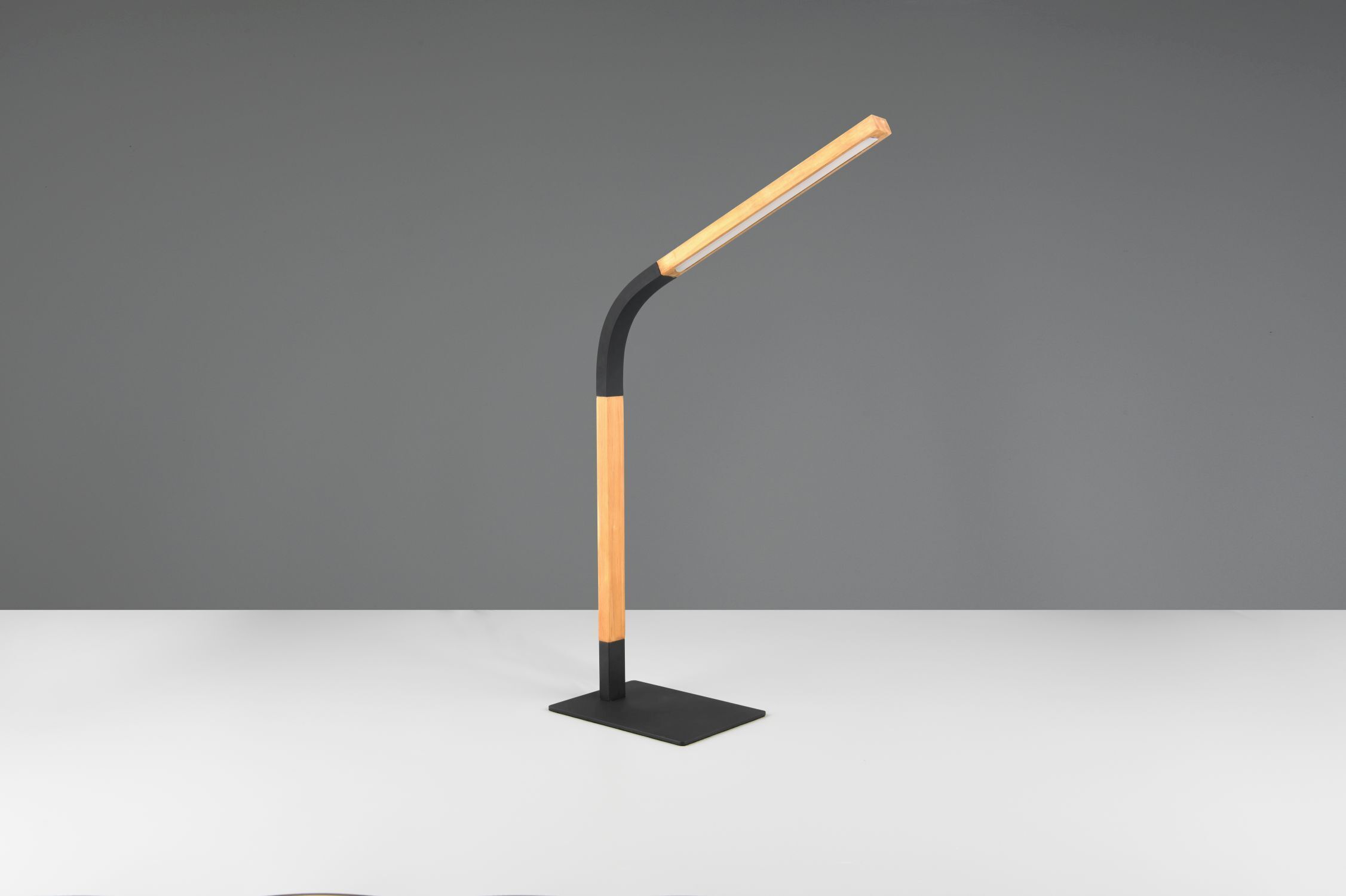 Schwenkbare LED Tischleuchte dimmbar Metall Schwarz 7 W Lampe