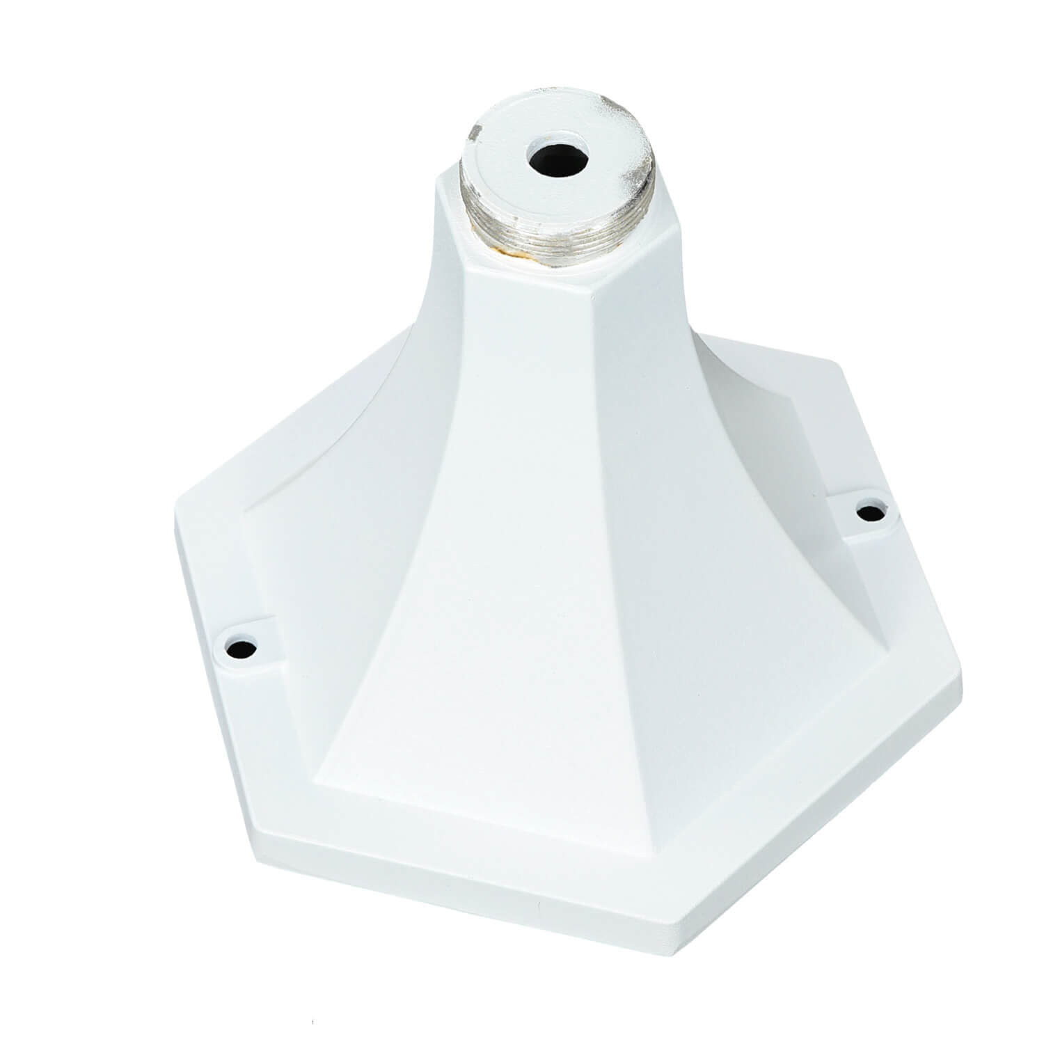 Lampadaire de jardin Blanc H:1,05m E37 Lanterne PARIS