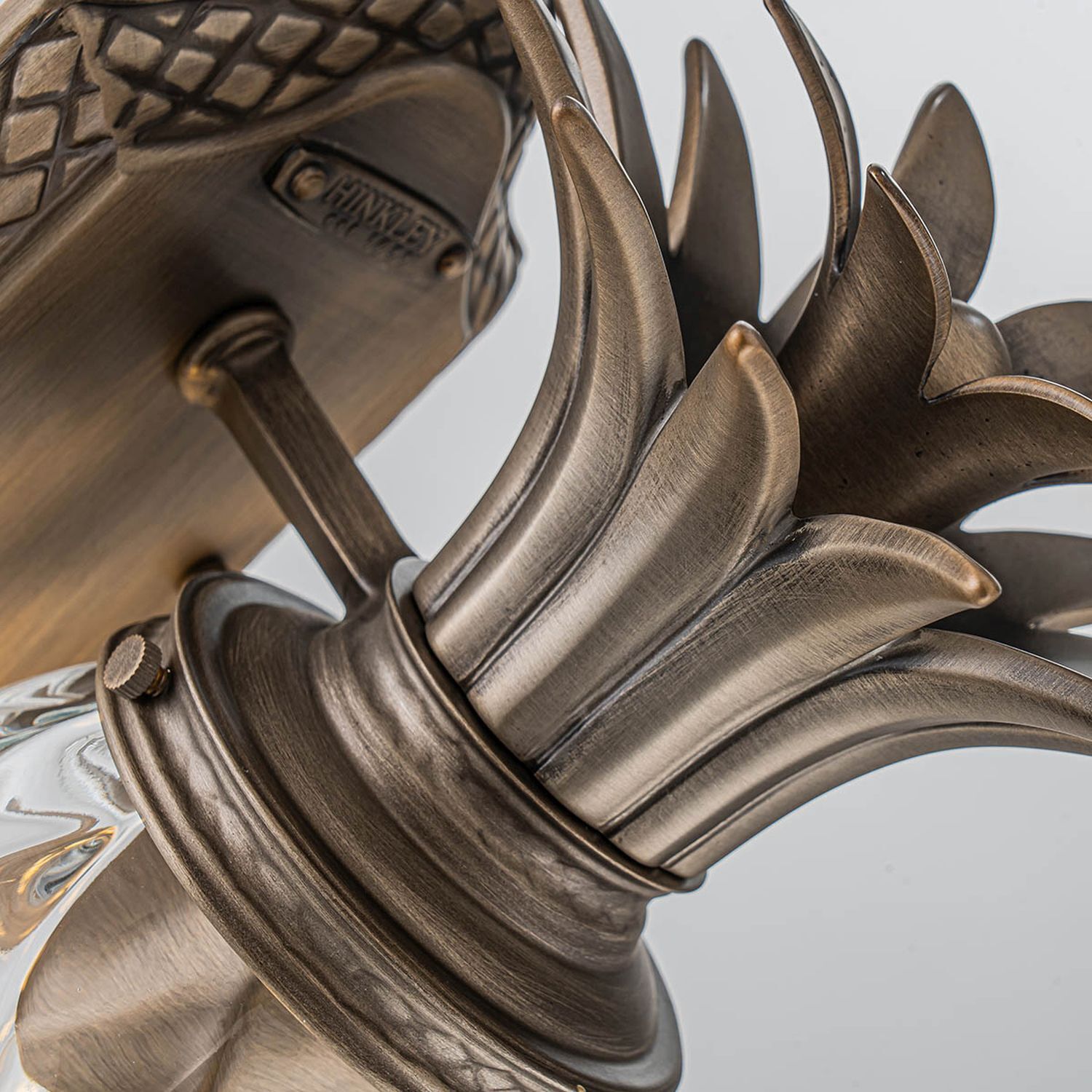 Außenwandlampe in Bronze Antik IP44 dekorativ Ananas Design Bronze, Elektronik, Hardware