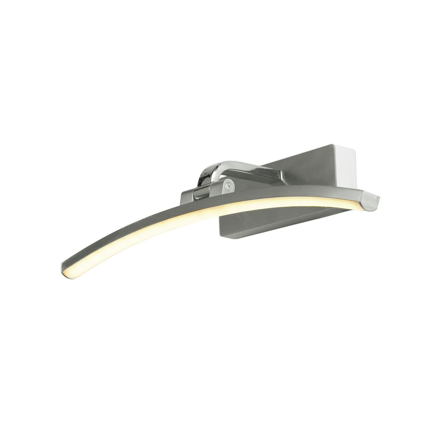 Lampe LED pour tableaux avec interrupteur en argent 3000 K 404 lm