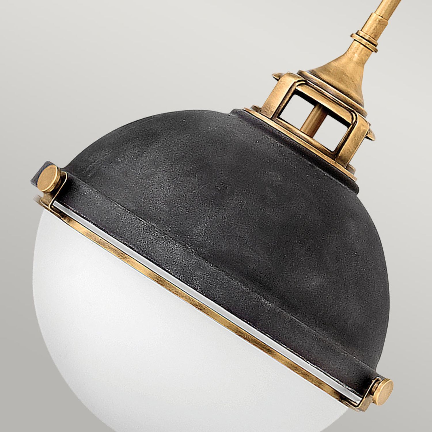 Hängelampe Metall Glas E27 Ø 33,9 cm H: max. 126,2 cm Leuchte, Lampe