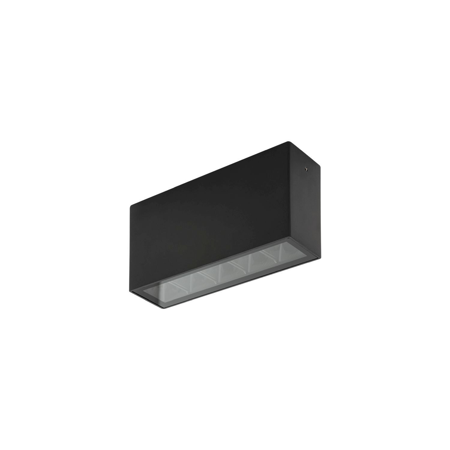 LED Deckenleuchte außen Aluminium IP54 Schwarz 10 W