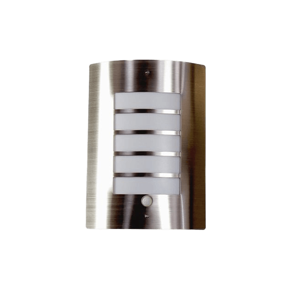 Beleuchtung, Wandleuchte, Edelstahl, Metallfinish, Gitterleuchte