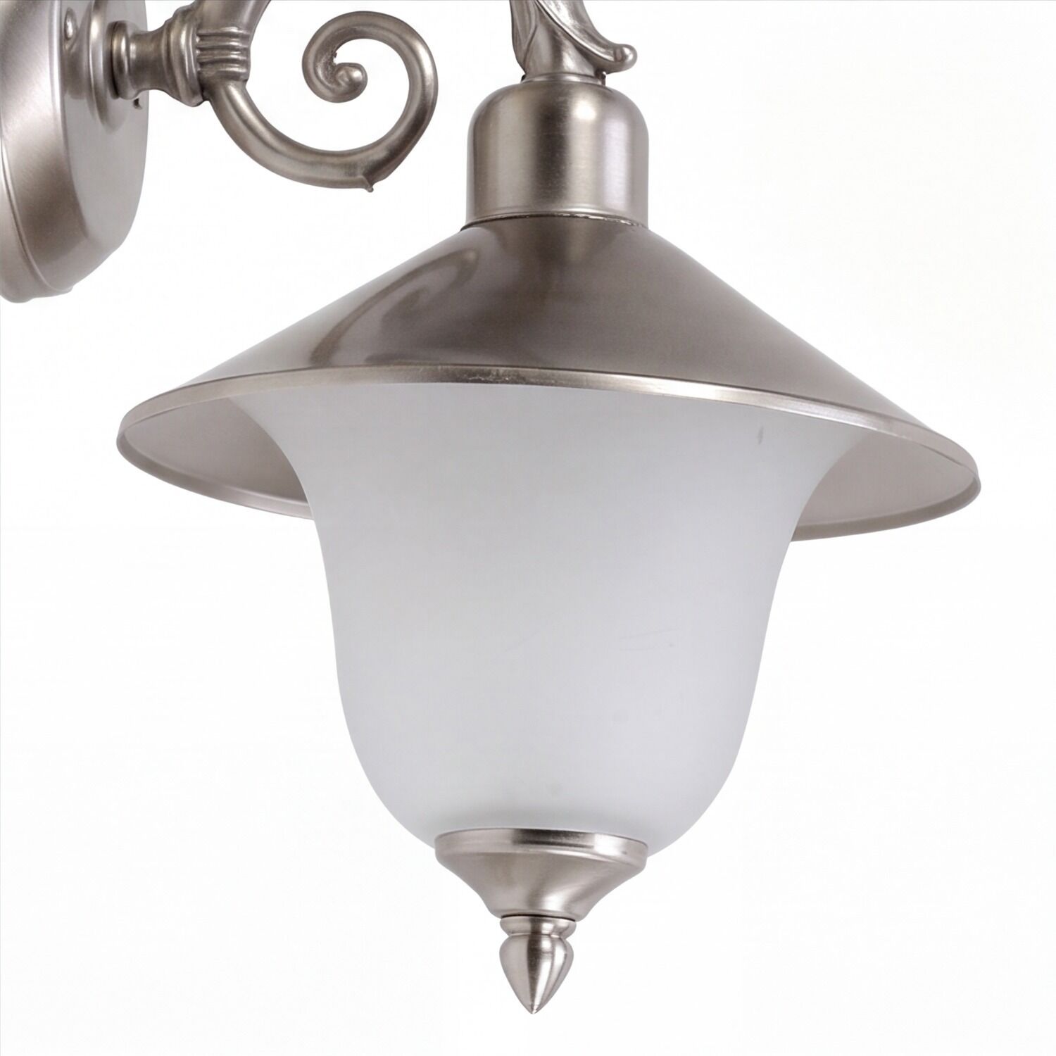 e27/1, hängende lampe, metalllampe, Wandleuchte, milchglasschirm