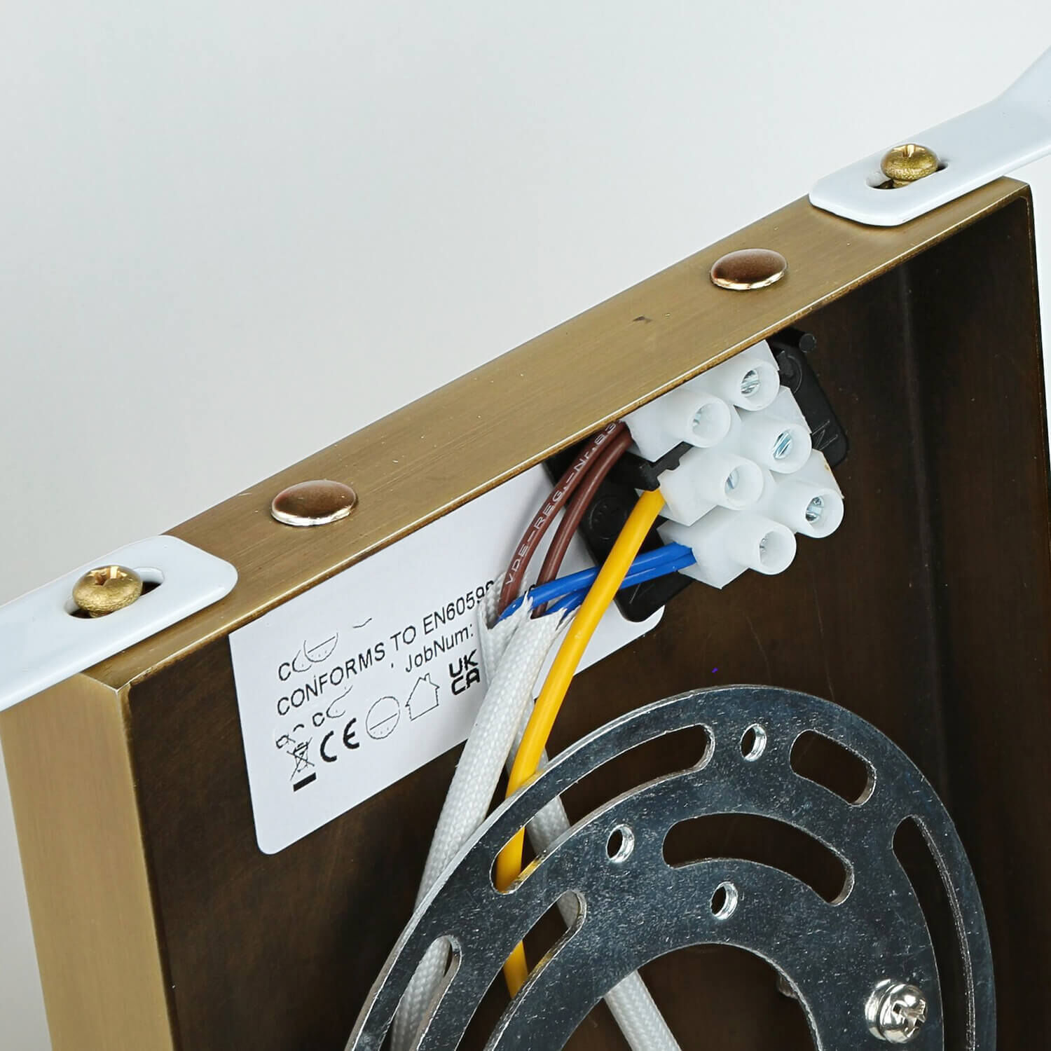 Applique murale tissu Up Down en laiton crème GRASTA Applique murale tissu Up Down en laiton crème GRASTA