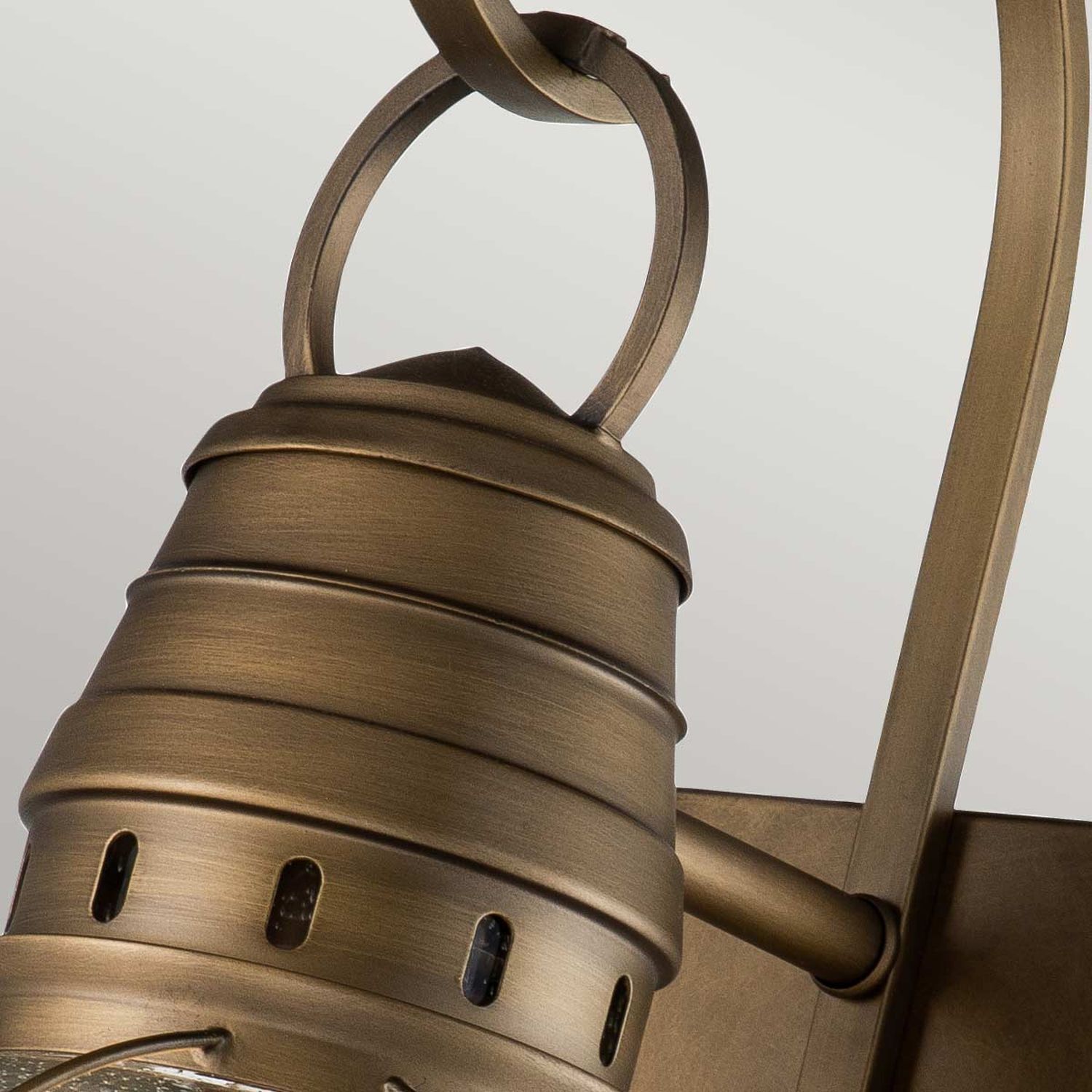 Applique murale extérieure Abat-jour sphérique Aluminium Verre Hauteur 51 cm IP44 Bronze, Lampe