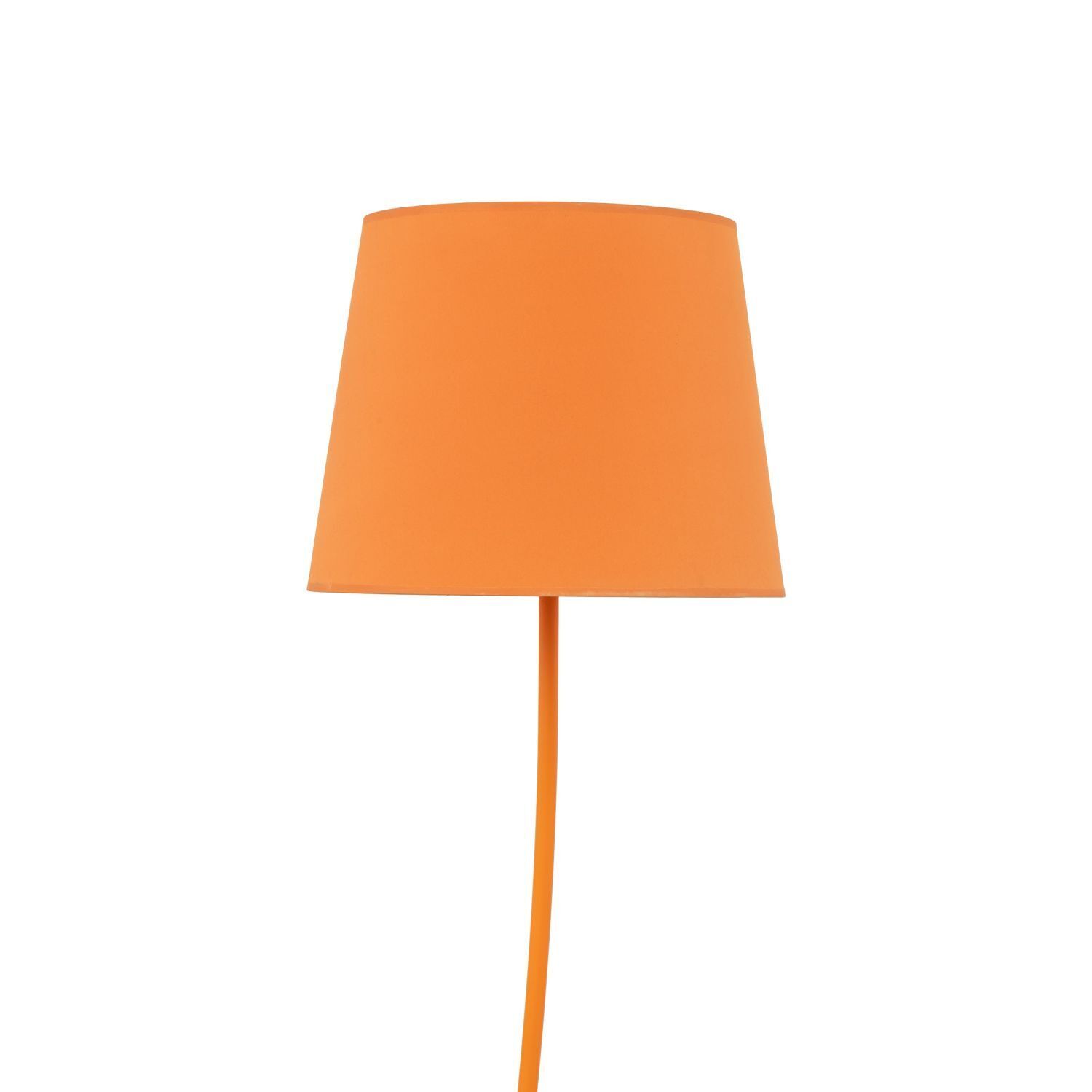 Stehleuchte Kinderzimmer Orange E27 150 cm klein Stoff Metall Lampe, Lampenschirm
