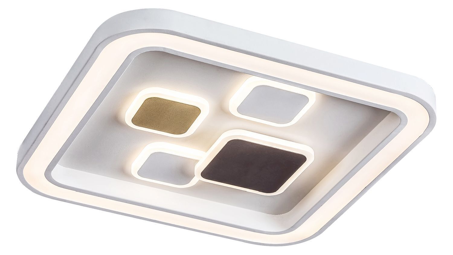 LED Deckenleuchte Dimmbar Chrom Fernbedienung 40W Deckenleuchte, Elektronik