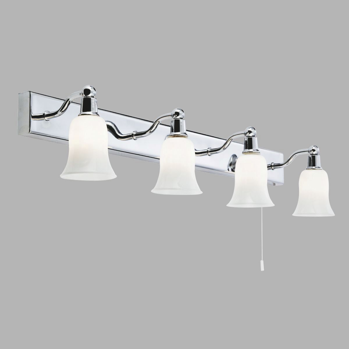 Wandlampe Bad mit Schalter schwenkbar IP44 66 cm lang