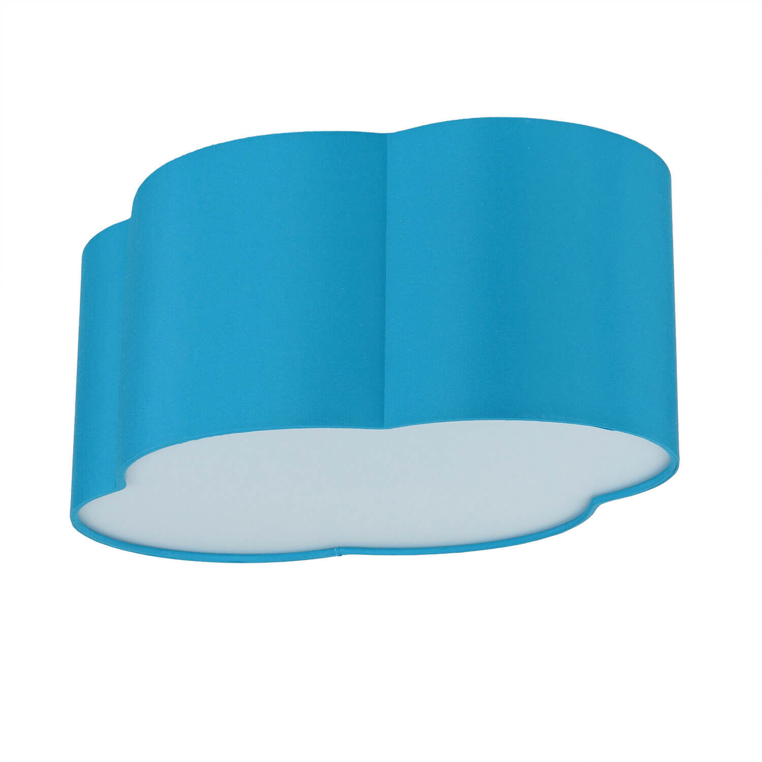 Kinderlampe Blau Wolke blendarm 41 cm lang 2x E27 Deckenleuchte