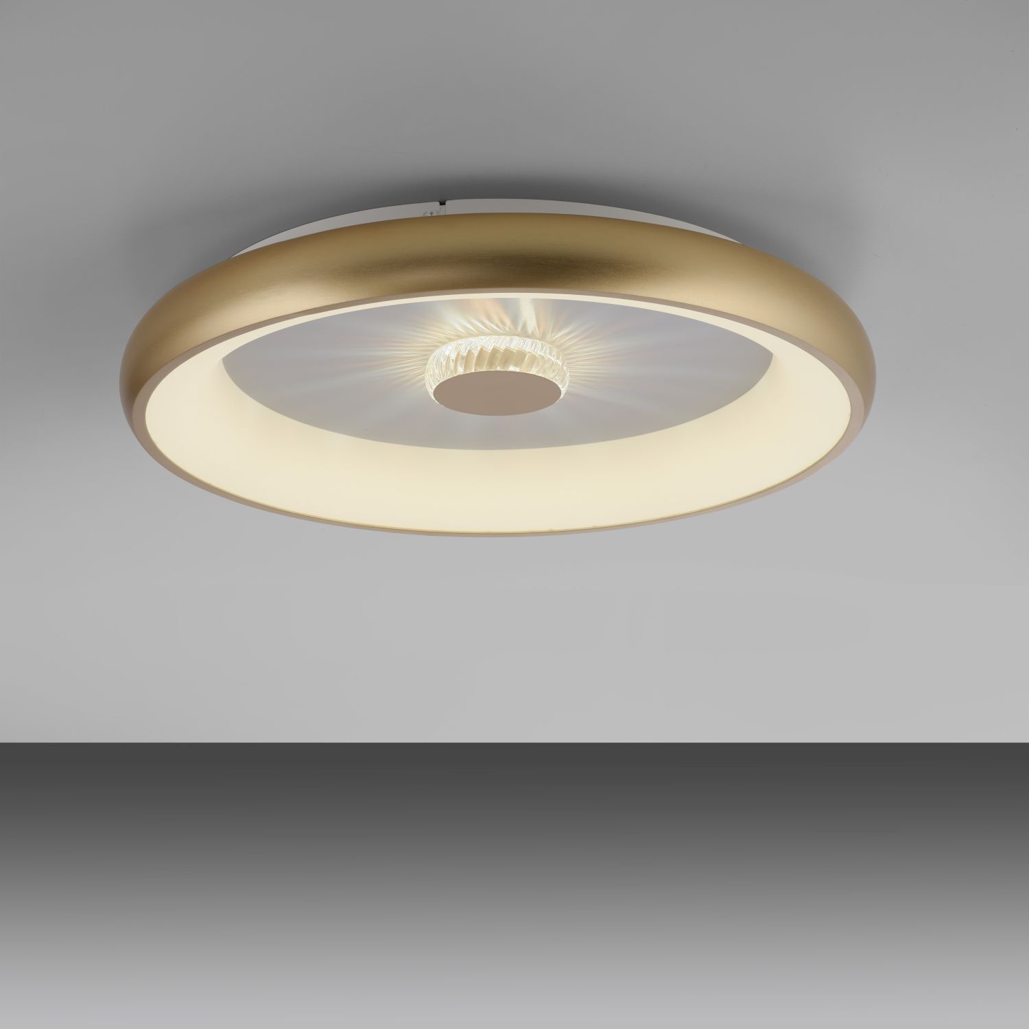 Plafonnier LED à intensité variable 2700-5000 K Ø61,5 cm laiton Deckenleuchte, Leuchte