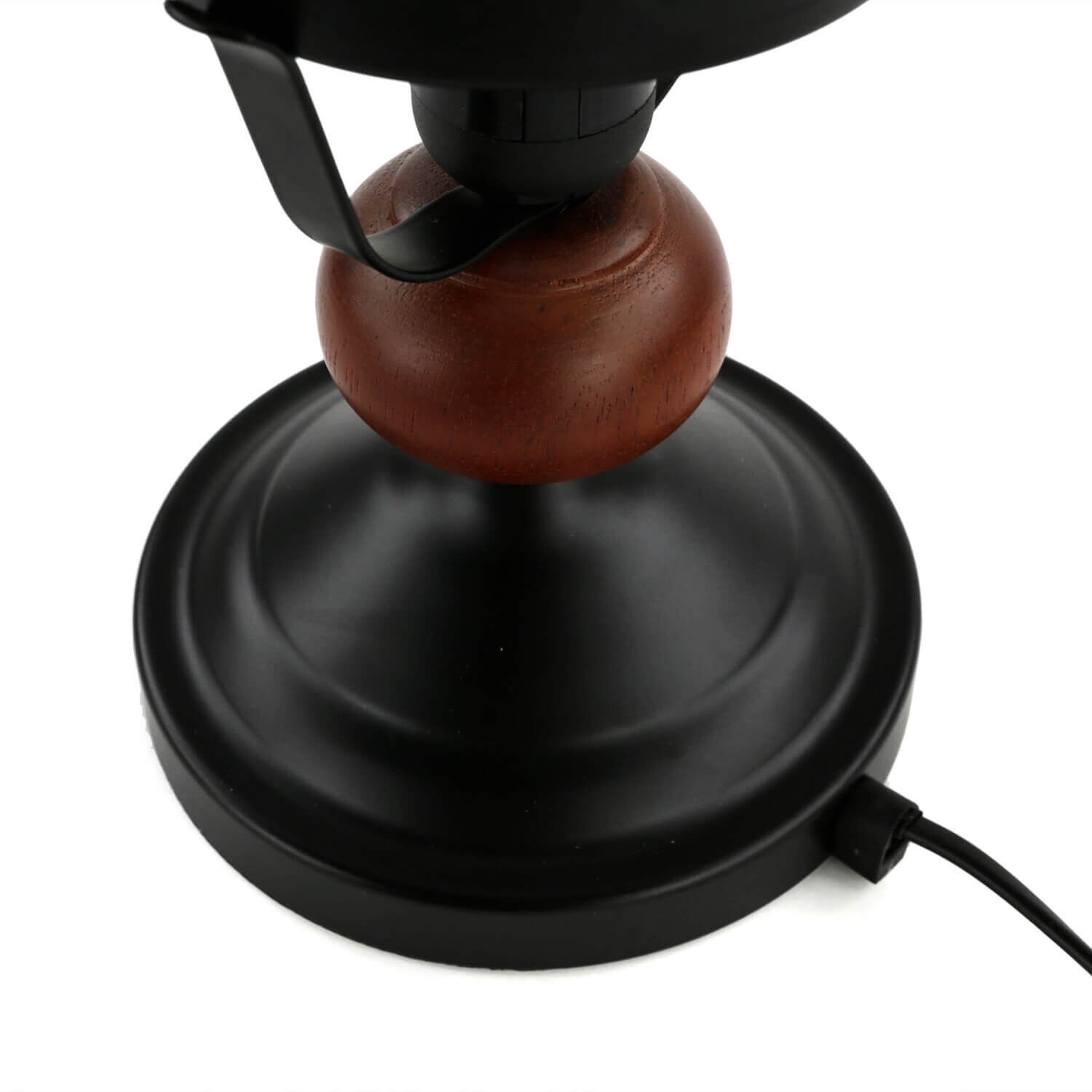 Tischlampe Echt-Holz Glas Landhausstil rustikal Elektrisches Gerät, Mikrophon, Elektronik