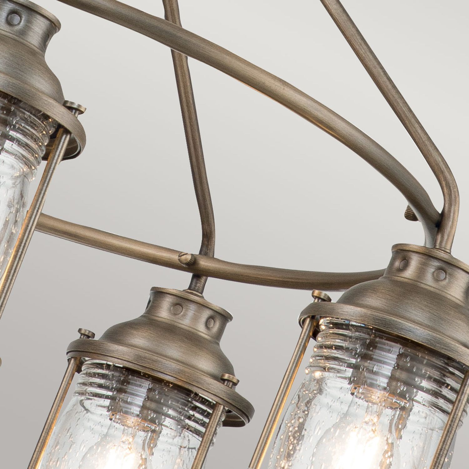 Außen Deckenleuchte verstellbar B: 62,5 cm 5x E27 IP44 Lampe, Kronleuchter, Leuchte