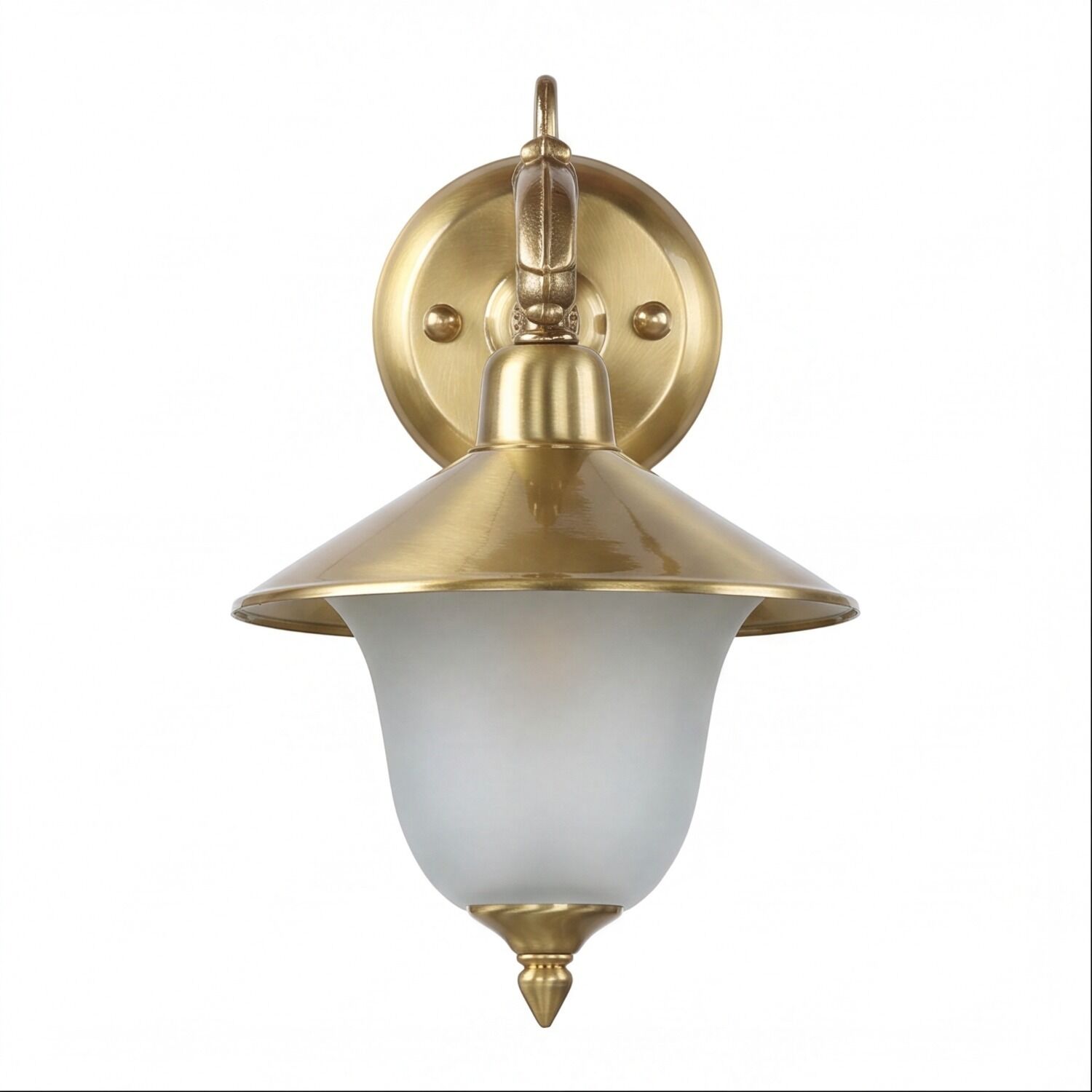 aussenwandlampe-messing-laterne-nostalgisch-2 Wandleuchte, Außenlampe, Messing, Brass, Glaslampen