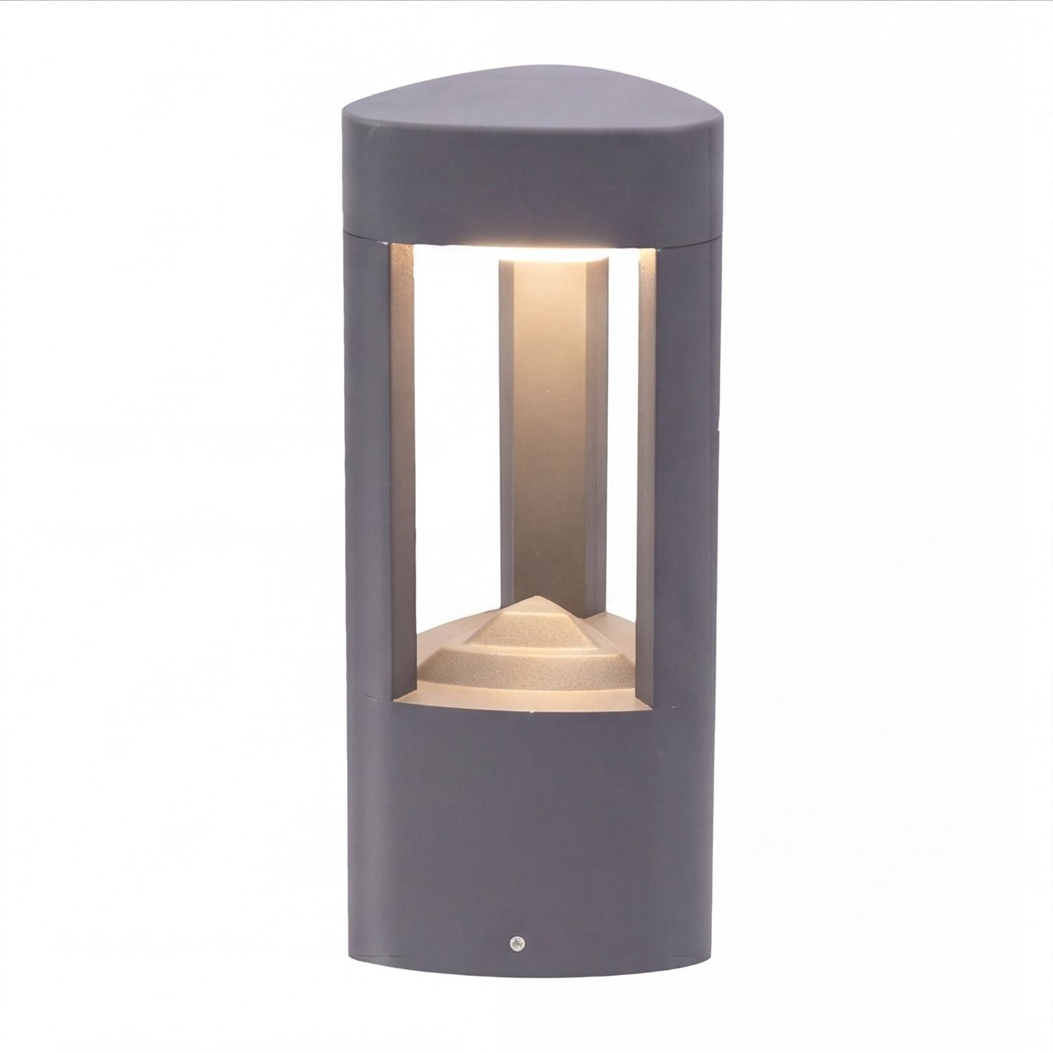 aussen-stehleuchte-wegeleuchte-alsen-1-flammig-anthrazit-modern-30cm-2 Licht, Laterne, Außenleuchte, Stahloptik, LED-Licht