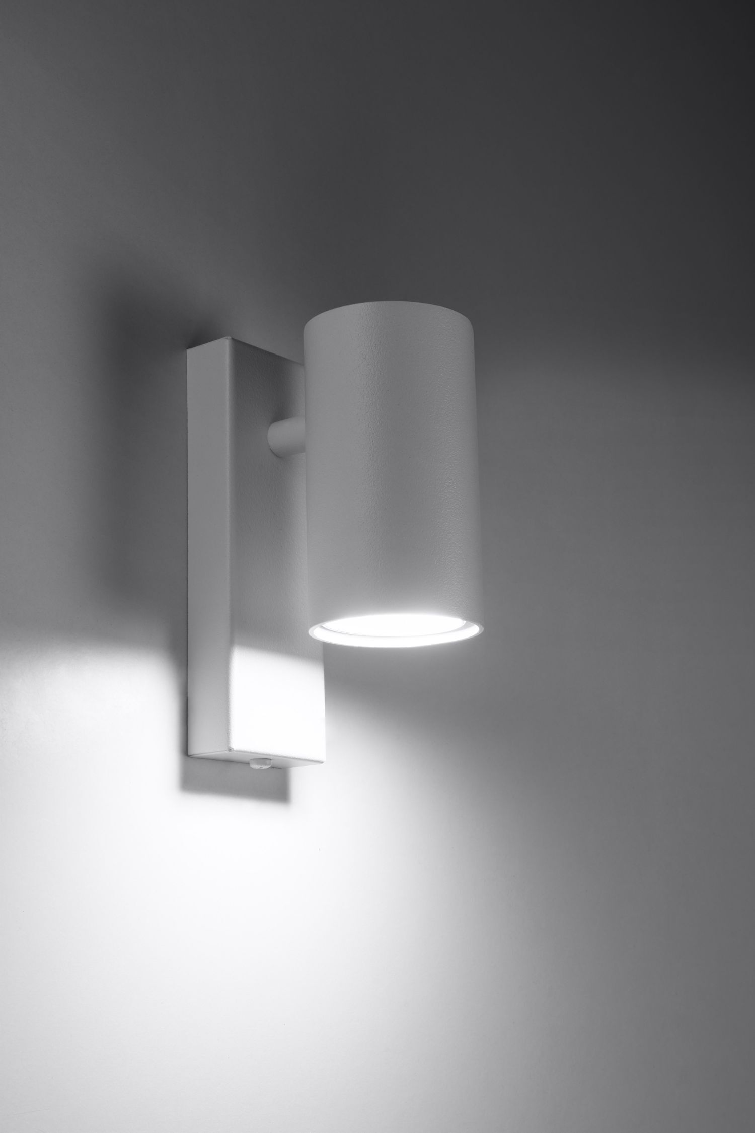 Wandleuchte Weiß Metall Downlight Modern innen GU10