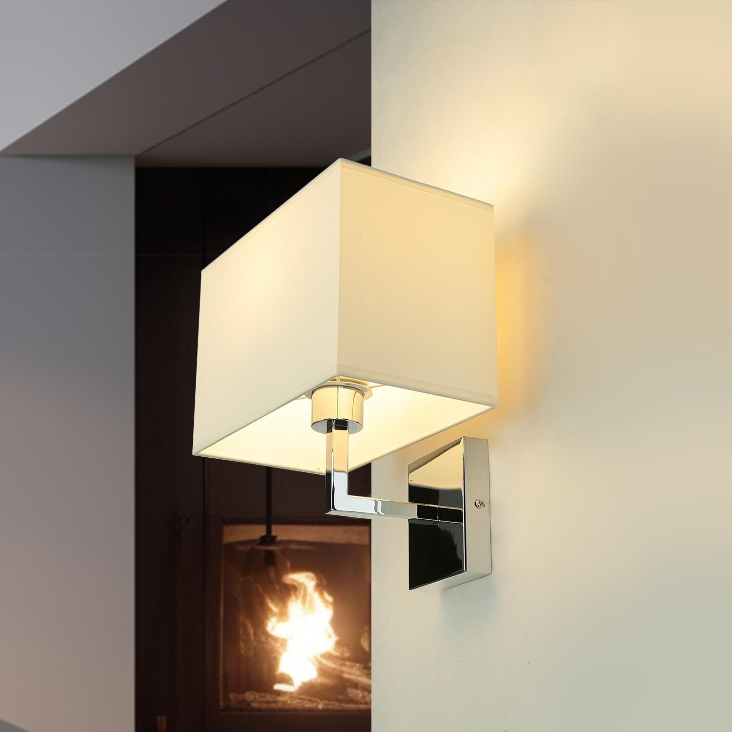 Kamin, Drinnen, Lampe
