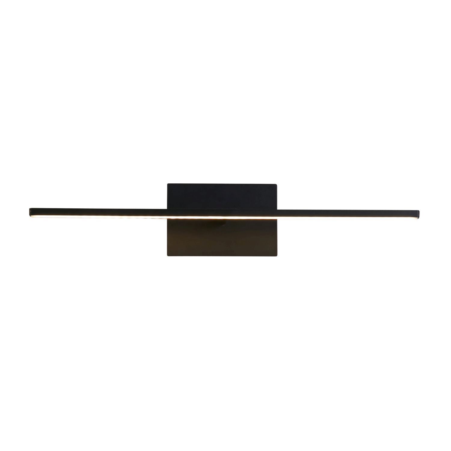 Lampe LED pour miroir noir métal L:61 cm IP44 10 W