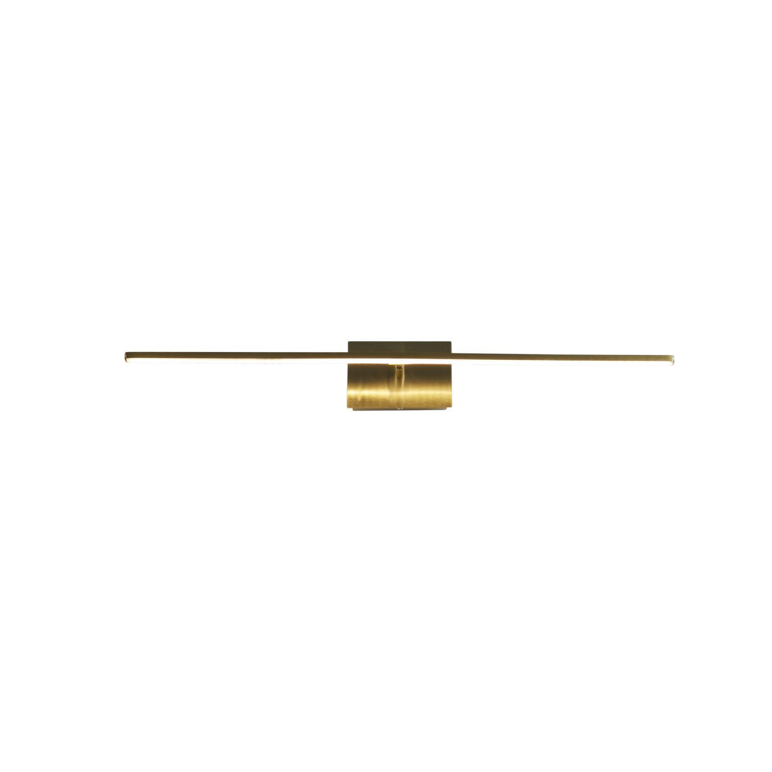 LED Spiegelleuchte Metall B:41 cm IP44 Messing 3000 K
