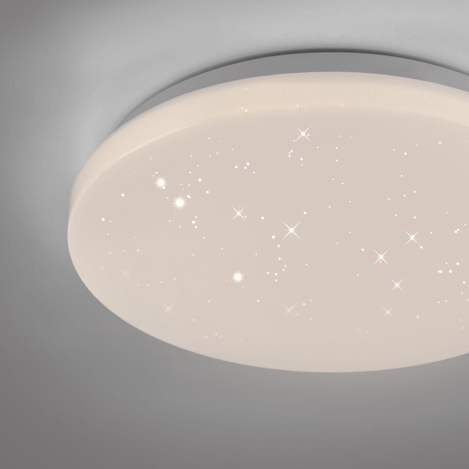 Lampe de plafonnier LED Ciel étoilé Ø22 cm 3000 K confortable