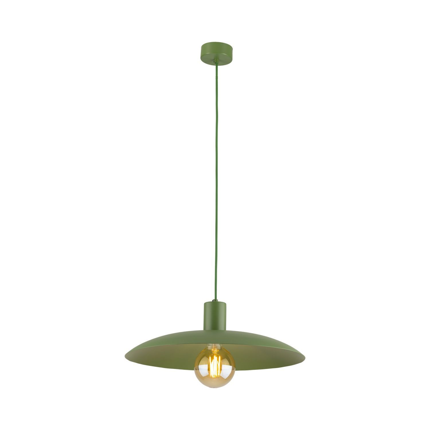 Runde Hängelampe Metall Ø41 cm E27 Loft in Grün