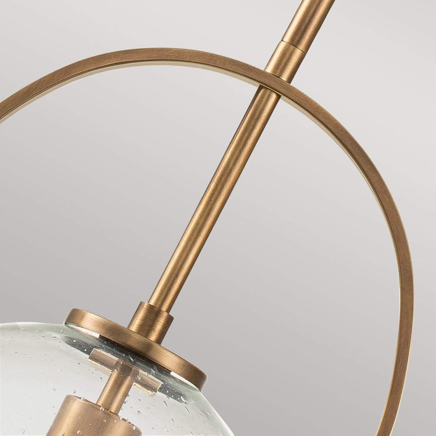 Lampe à suspendre métal verre Ø 28,9 cm rond E27 Vintage