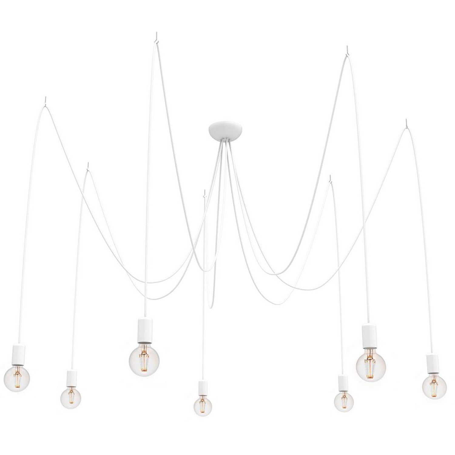 pendant light, hängende lampe, mehrfachbirne, offener glühbirne, kabelaufhängung