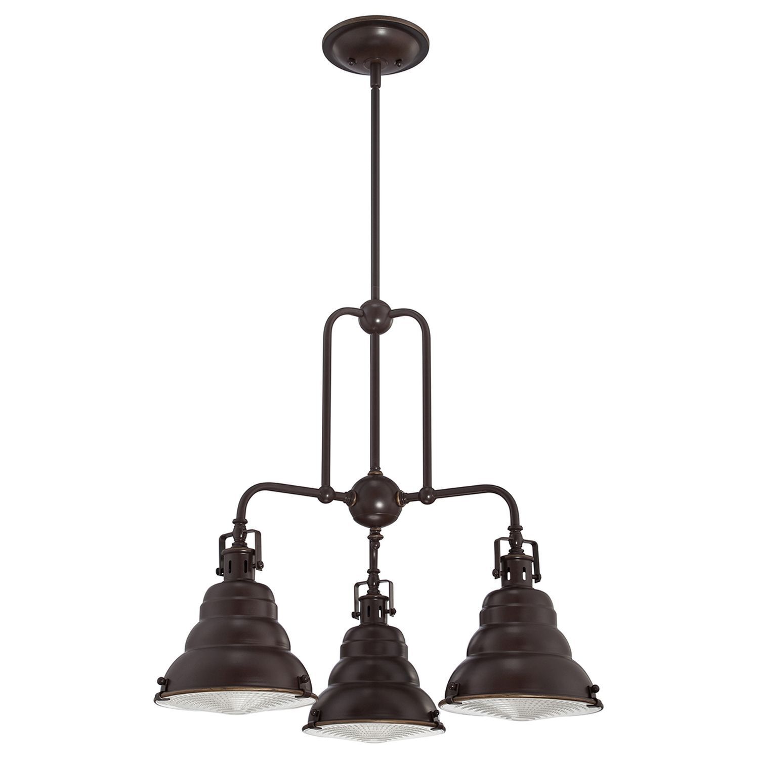 Deckenleuchte Industrie Design in Bronze antik Metall