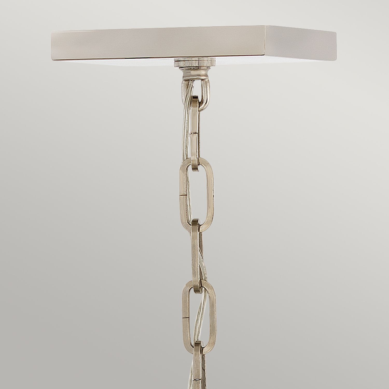 Suspension métal E14 40,5 cm de large H : max. 216,9 cm