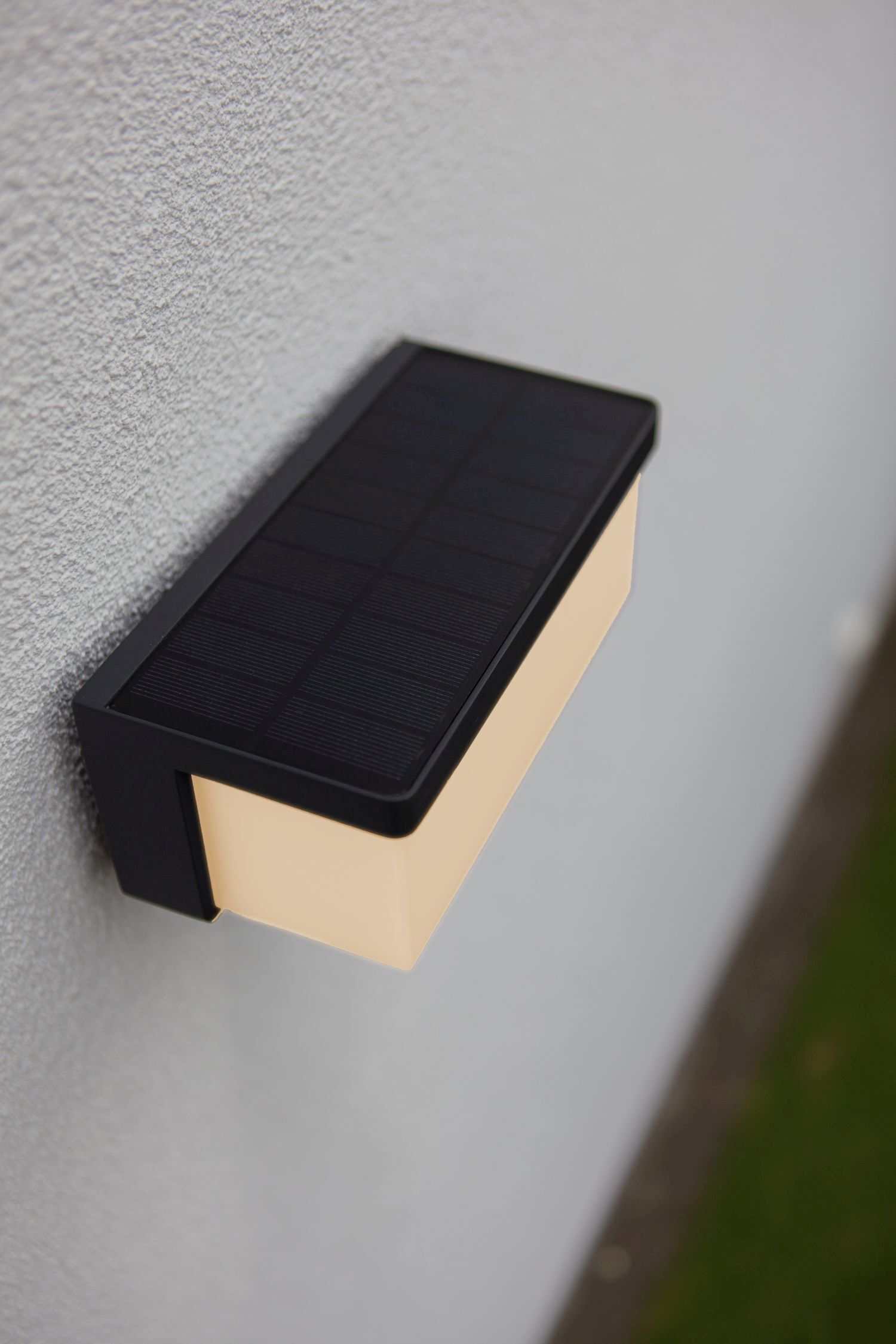 Applique murale solaire à LED pour extérieur Hybride secteur IP44 9 W