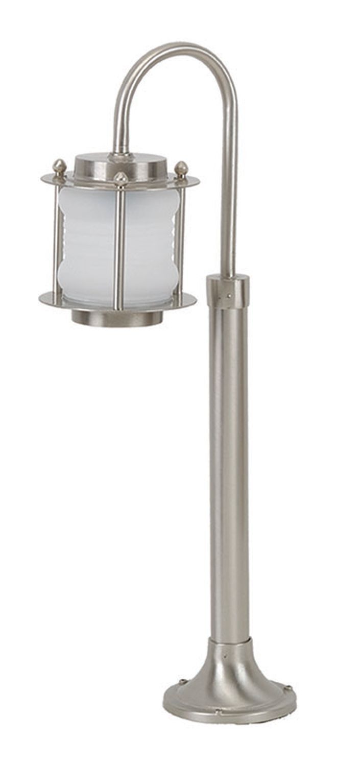 Lampe de jardin inoxydable en laiton verre H:62cm